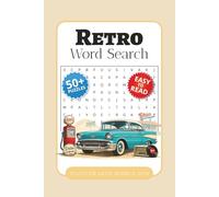 Retro Word Search Puzzle Book: Word Searches with Easy-to-Read Print about Vintage Style, Classic Trends, Nostalgia, and More | 6 x 9 Inches, 110 ... Gift for Vacations, Holidays, and Free Time