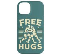 Retro Wrestling Funny Free Hug Citation Pro Wrestler Fighting Coque pour iPhone 14