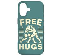 Retro Wrestling Funny Free Hug Citation Pro Wrestler Fighting Coque pour iPhone 17