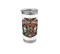 Retro Wrestling - Lucha Libre - Catcheur Gobelet isotherme en acier inoxydable double paroi