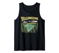 Retro Yellowstone National Park Lake Vintage Style 80s Débardeur