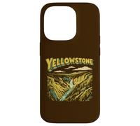 Retro Yellowstone National Park Vintage Style Classic Coque pour iPhone 14 Pro