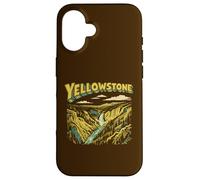Retro Yellowstone National Park Vintage Style Classic Coque pour iPhone 16