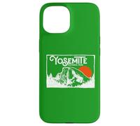 Retro Yosemite National Park Half Dome Vintage 80s Coque pour iPhone 15