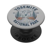 Rétro Yosemite National Park USA Vintage Randonnée Camping PopSockets PopGrip Adhésif