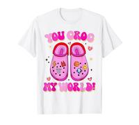 Rétro You Croc My World Funny Croc Valentine T-Shirt