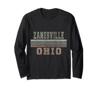 Rétro Zanesville Ohio Manche Longue