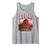 Retro Zion National Park Vintage Style Angels Landing Utah Débardeur