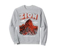 Retro Zion National Park Vintage Style Angels Landing Utah Sweatshirt