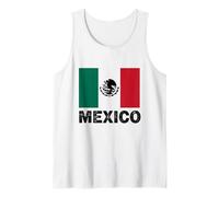 Retro10 T-Shirt pour Fan de Football Mexicain Viva Mexico Débardeur