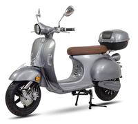 Retro90 - Scooter électrique 125cc - moteur 5000 W - batterie 72V 52Ah, gris