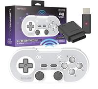 Retrobit Legacy 16 Manette sans Fil Gris pour Switch/PC/Steam/Raspberry Pi/Snes/Android 2,4 g