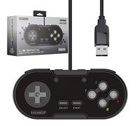 Retrobit Legacy 16 Manette USB Filaire pour Switch/PC/Steam/Raspberry Pi Noir