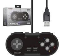 Retrobit Legacy 16 Manette USB Filaire pour Switch/PC/Steam/Raspberry Pi Noir