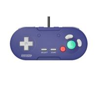Retrobit - LegacyGC Manette Filaire pour Nintendo Gamecube Indigo Blue - Connexion d'origine