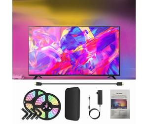 Rétroéclairage LED HDMI pour téléviseurs de 42 à 158 pouces, bande lumineuse LED intelligente pour TV, musique et jeux