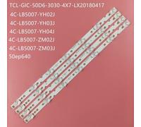 Rétroéclairage LED tv pour samsung, pour modèles 50UD6406 50UD6306 LVU500UDEL TCL 50P65US 50S421 50S423 LVU500NDL MD9W10 YHF-4C-LB5007-YH1J YH02J 8 pieces 2TV Nipseyteko
