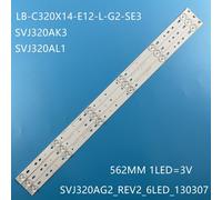 Rétroéclairage LED tv pour TELEFUNKEN, pour LED tv32S22T2XP Ericsson 32lec2500 32lec2000 supya stv-lc32t880wl bbk 32lem-3081/t2c 3 pieces 1TV Nipseyteko