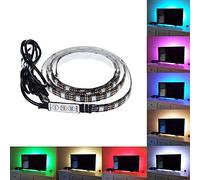 Rétroéclairage USB Lumière LED, 1m(3.28 Pieds) 30 LEDs Moniteur D'ordinateur Décor Bande/Étanche 5050 Multicolore Contrôleur RGB Mini Kit de Câble pour Éclairage de Fond TV/PC/Ordinateur Portable
