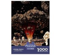 Rétrofuture Puzzles 1000 Pièces Cadeau Unique Vintage Jeu Éducatif Challenge Toy À De Qualité Supérieure Peinture Art pour Adultes Et Enfants À Partir De 12 Ans 38x26cm/1000pcs