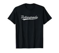 Retrograde Classic Varsity Lettering Vintage Style T-Shirt