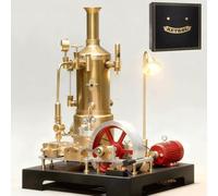 Retrol SE-03 Machine à vapeur, kit de modélisme, kit de construction de 38 pièces, mini machine à vapeur de travail avec chaudière, générateur et lampe, moteur de modèle de table pour apprentissage