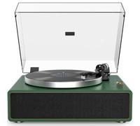 Retrolife Platine Vinyle avec Haut-Parleurs Intégrés Bluetooth, Vert Foncé