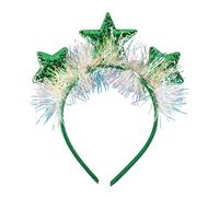 RetroNest Star Headband Glitter Crown for Party Christmas New Year | Durable PET material with sparkly sequins for festive events designed for all ages