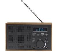 Denver DAB-46WHITE Internet Analogique et numérique Marron, Blanc