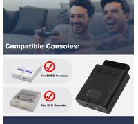 RetroScaler Blueretro adaptateur de contrôleur sans fil pour Console SNES SFC vers PS4 PS5 Switch Pro Switch Joycon Xbox One S contrôleur Black