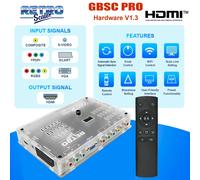 RetroScaler GBSC Pro GBS Contrôle Scart RGBS YPbPr VGA Composite (AV) SV vers HDMI ® Convertisseur vidéo Auido pour consoles de jeux rétro With UK Adapter