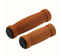 Retrospec Chatham Poignées de vélo en Mousse - Poignée de Guidon de vélo Confortable antidérapante pour vélo de Plage - Absorbe Les Vibrations - Marron Multi-Vitesses