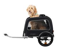 Retrospec Rover Hauler 4333 Remorque de vélo pour Animaux de Compagnie - Porte-vélo pour Chiens de Petite et Moyenne Taille - Cadre Pliable avec Roues de 40,6 cm - Sol antidérapant et Laisse