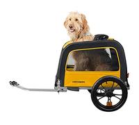 Retrospec Rover Hauler 4335 Remorque de vélo pour Animaux de Compagnie - Porte-vélo pour Chiens de Petite et Moyenne Taille - Cadre Pliable avec Roues de 40,6 cm - Sol antidérapant et Laisse