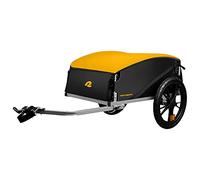 Retrospec Rover Hauler Remorque de vélo Cargo avec Cadre Pliable et Tissu résistant aux intempéries, Grand Porte-Bagages, Convient aux Roues de vélo de 20" à 29", Jaune (Sun)