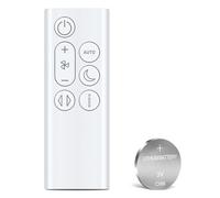 RETROSUN Télécommande de rechange pour Dyson Purifier Cool Gen1 TP10 Ventilateur purificateur - Avec batterie, pièce NO.664609-01 (sans magnétique, blanc)