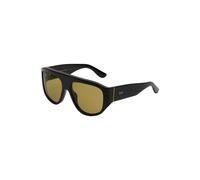 Retrosuperfuture Unisex Retrosuperfuture 05Z BISCOTTO VINTAGE BROWN Lunettes de soleil Acétate Noir Marron Géométrique