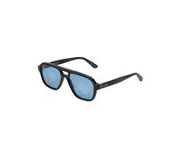 Retrosuperfuture Unisex Retrosuperfuture 0JT MANEVAL BLACK CAT Lunettes de soleil Acétate Noir Bleu clair Carré Normale