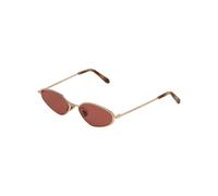 Retrosuperfuture Unisex Retrosuperfuture 9II ZYRA VIOLET Lunettes de soleil Métal Or Violet Géométrique Normale