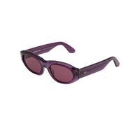 Retrosuperfuture Unisex Retrosuperfuture 9KH CINEMA MELANZANA Lunettes de soleil Acétate Violet Violet Géométrique Normale