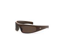 Retrosuperfuture Unisex Retrosuperfuture F5W CERCHIETTO CIAMBELLA Lunettes de soleil Nylon Marron Marron Géométrique Normale
