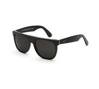 Retrosuperfuture Unisex Retrosuperfuture FZQ FLAT TOP BLACK Lunettes de soleil Acétate Noir Noir Pilote Normale