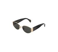 Retrosuperfuture Unisex Retrosuperfuture G3L X BLACK Lunettes de soleil Métal Or Gris Ronde Normale
