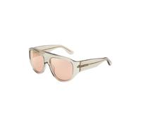 Retrosuperfuture Unisex Retrosuperfuture G9A BISCOTTO NEBBIA Lunettes de soleil Acétate Gris Rose Géométrique
