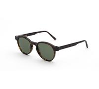 Retrosuperfuture Unisex Retrosuperfuture J02 The Warhol 3627 Green Lunettes de soleil Acétate Havane Vert Ronde Normale