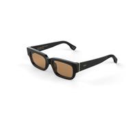 Retrosuperfuture - Roma Refined Noir Brillant Marron Chaud - unisex - Accessoires - Noir - Taille: 54 MM