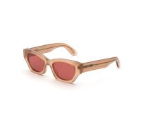 Retrosuperfuture - Lunettes de Soleil Carrées Marron - Femme - Accessoires - Rose - Taille: 52 MM