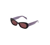 Retrosuperfuture Unisex Retrosuperfuture USF IZIPHO MELANZANA Lunettes de soleil Acétate Violet Violet Géométrique Normale