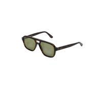 Retrosuperfuture Unisex Retrosuperfuture ZJC MANEVAL HAVANA Lunettes de soleil Acétate Havane Vert Carré Normale