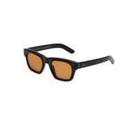 Retrosuperfuture Unisex Retrosuperfuture ZOR SINTESI REFINED Lunettes de soleil Acétate Noir Orange Carré Normale